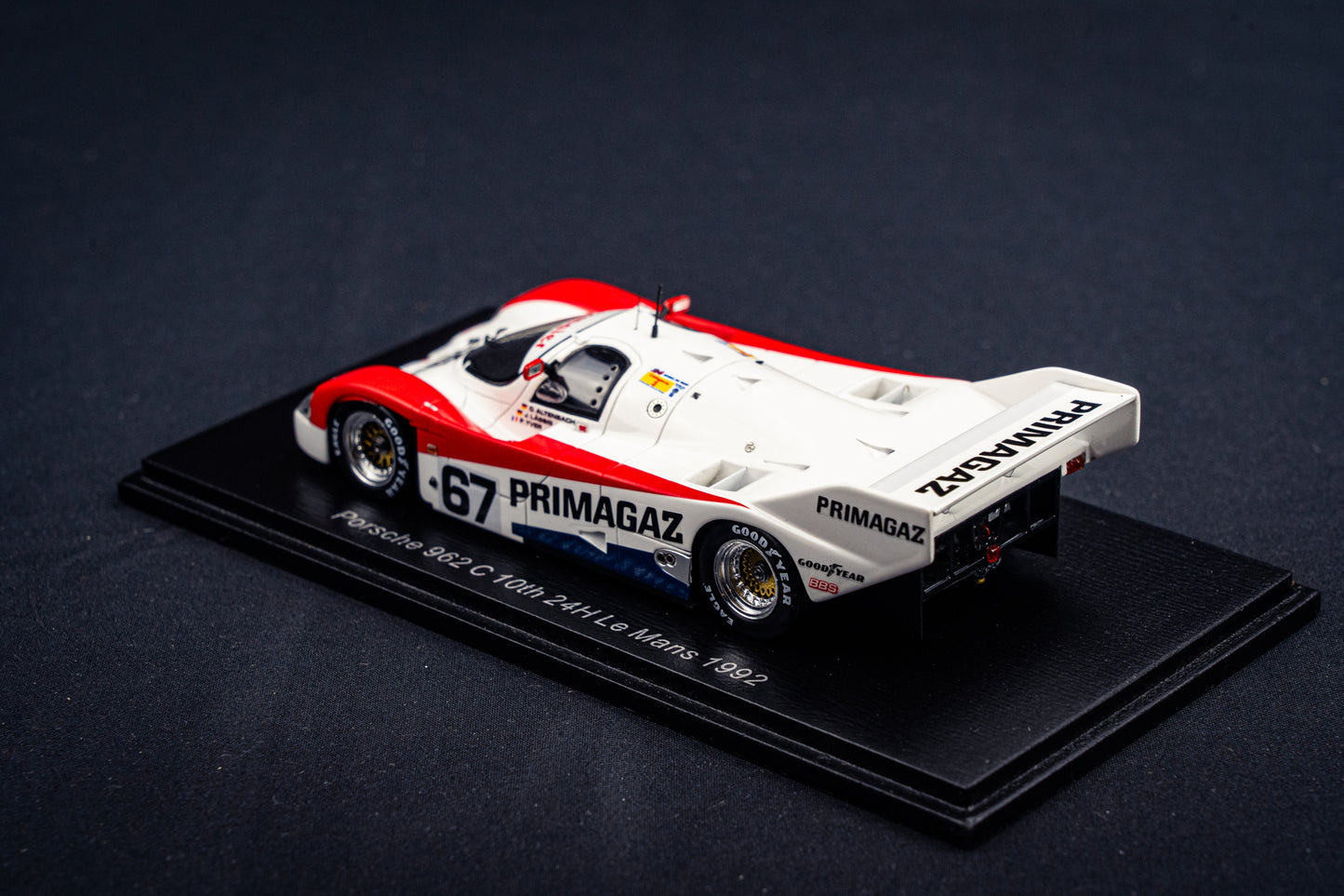 Porsche 962C #67 Yver/Lässig/Altenbach - P10 24h LeMans 1992 - Spark 1:43
