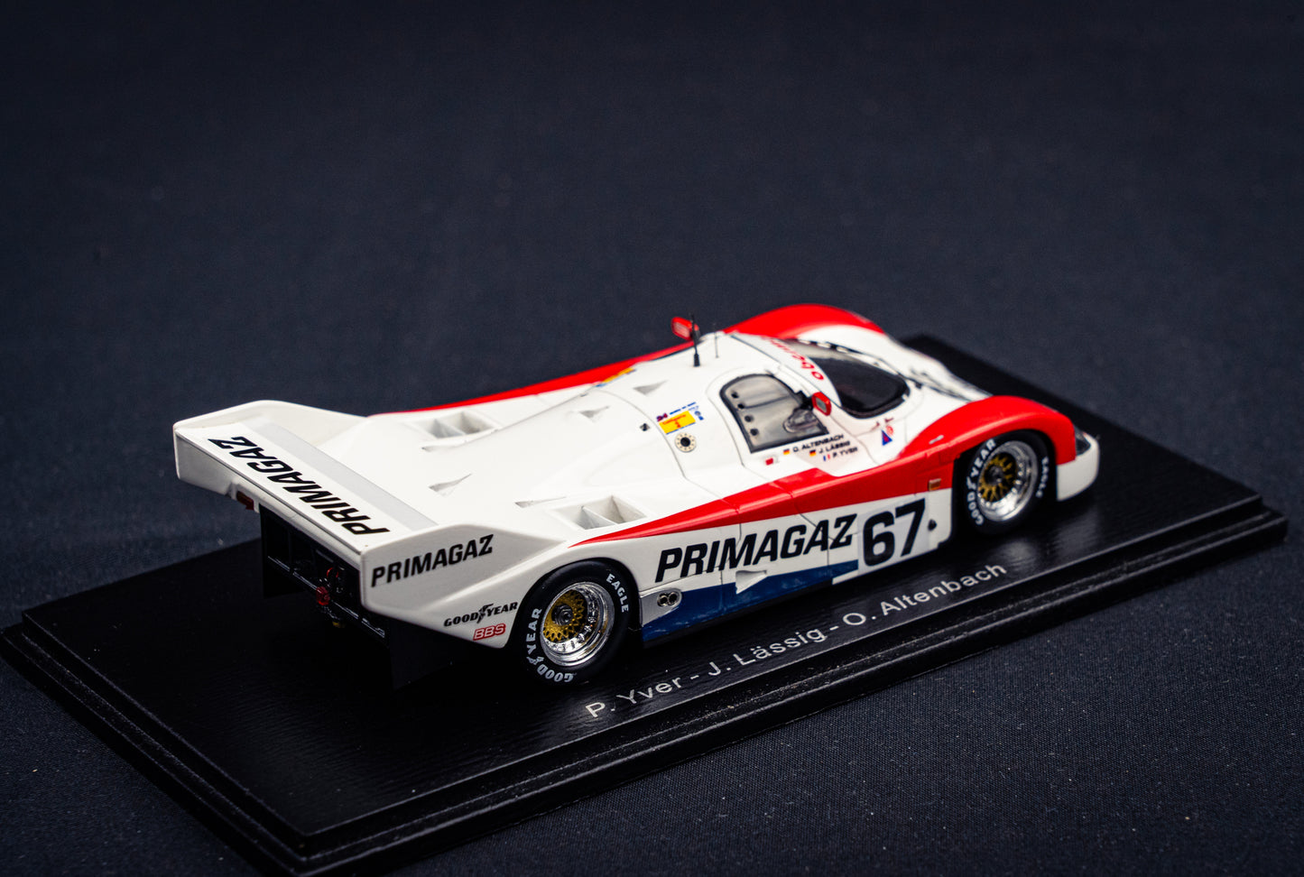 Porsche 962C #67 Yver/Lässig/Altenbach - P10 24h LeMans 1992 - Spark 1:43