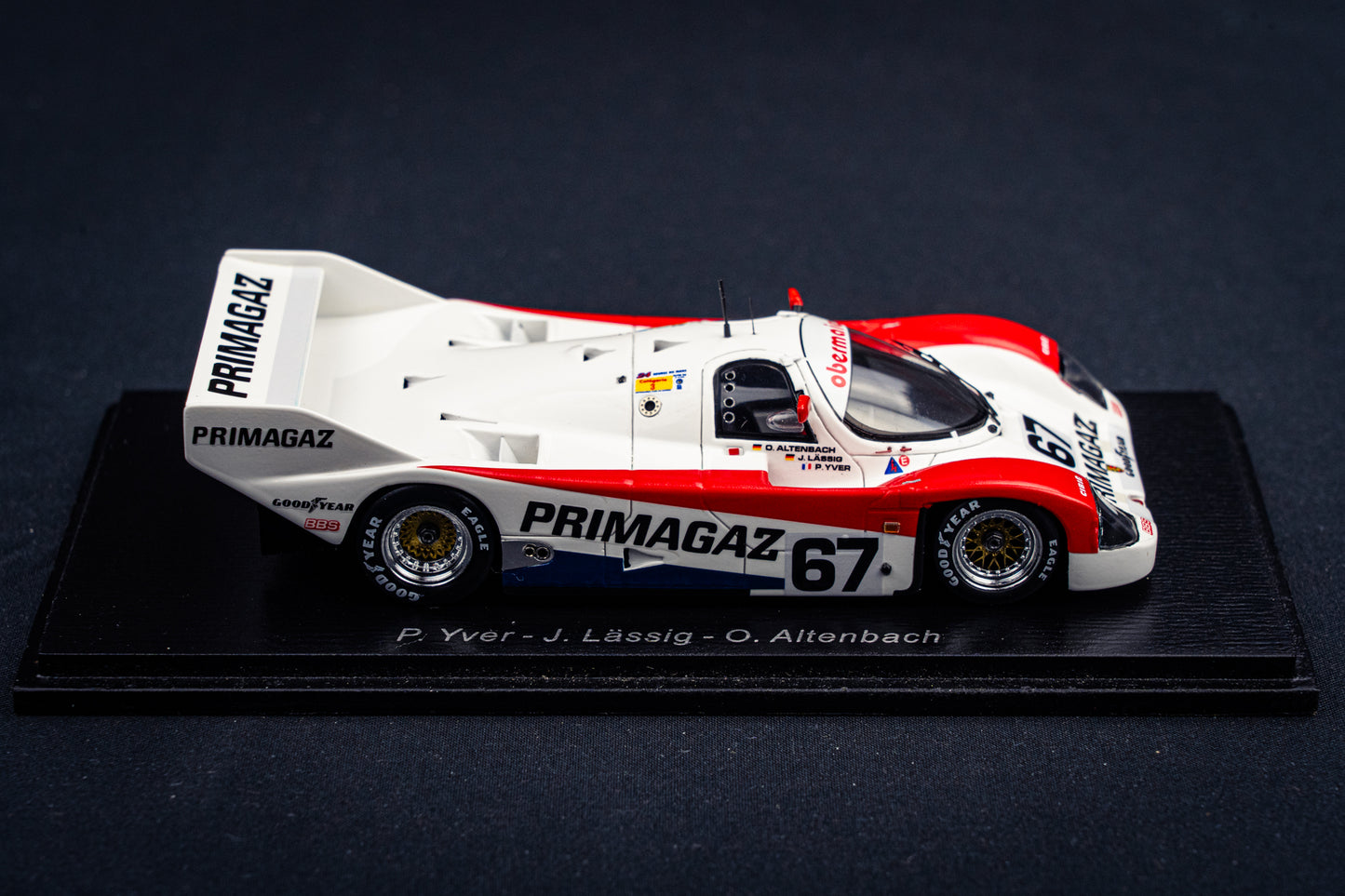 Porsche 962C #67 Yver/Lässig/Altenbach - P10 24h LeMans 1992 - Spark 1:43