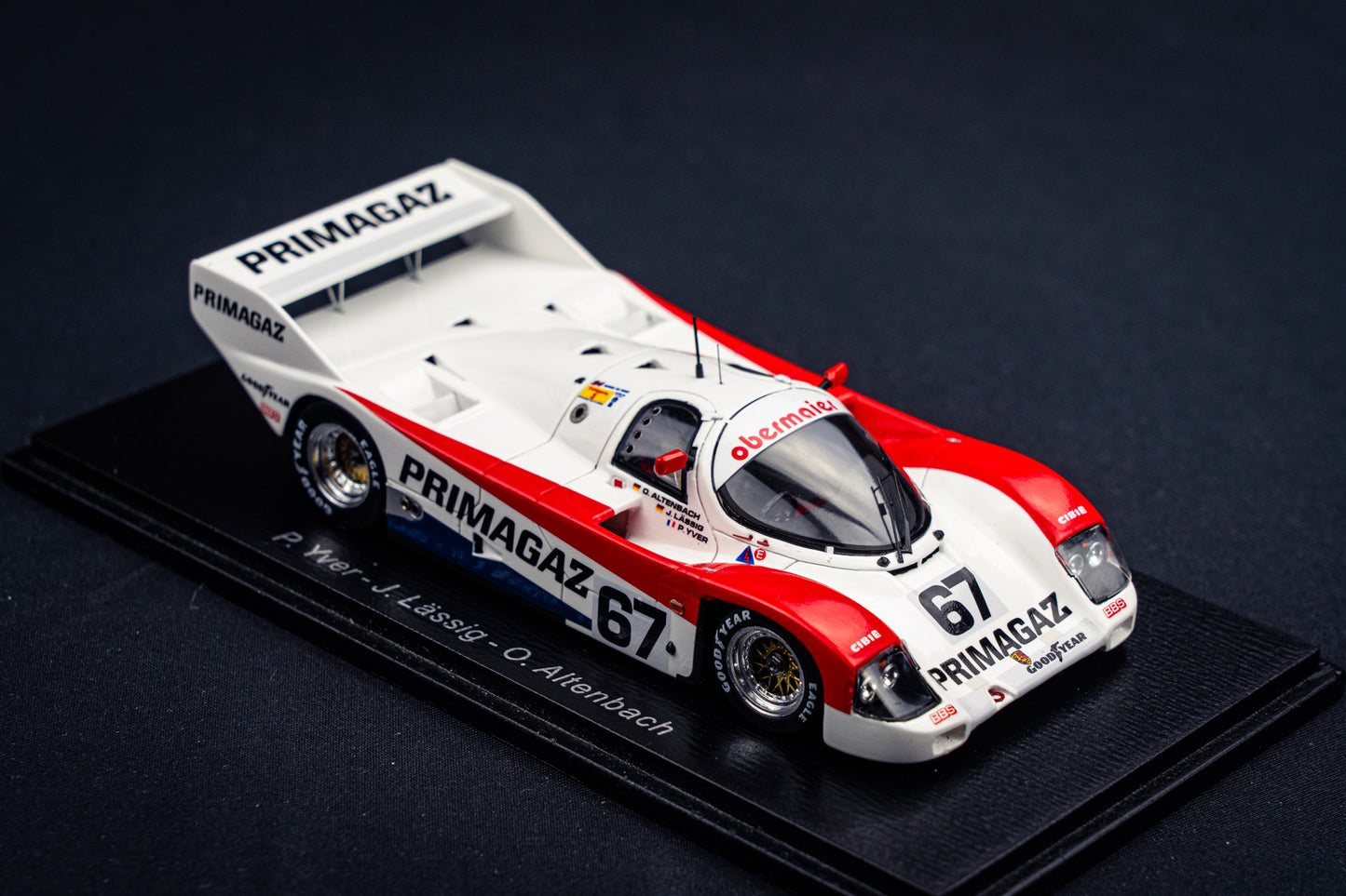 Porsche 962C #67 Yver/Lässig/Altenbach - P10 24h LeMans 1992 - Spark 1:43
