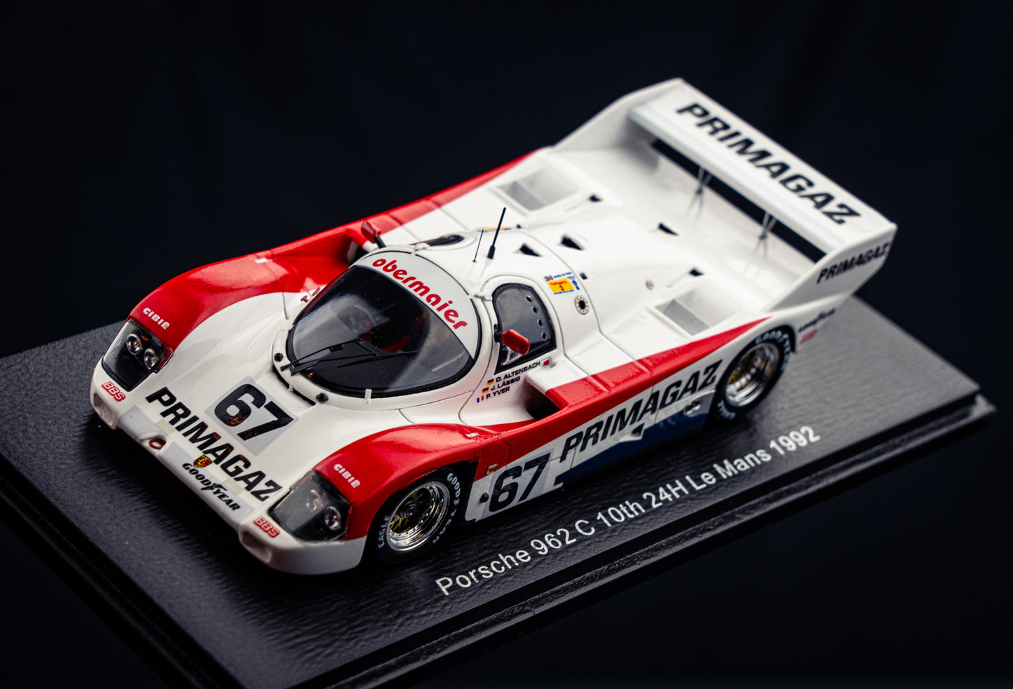 Porsche 962C #67 Yver/Lässig/Altenbach - P10 24h LeMans 1992 - Spark 1:43