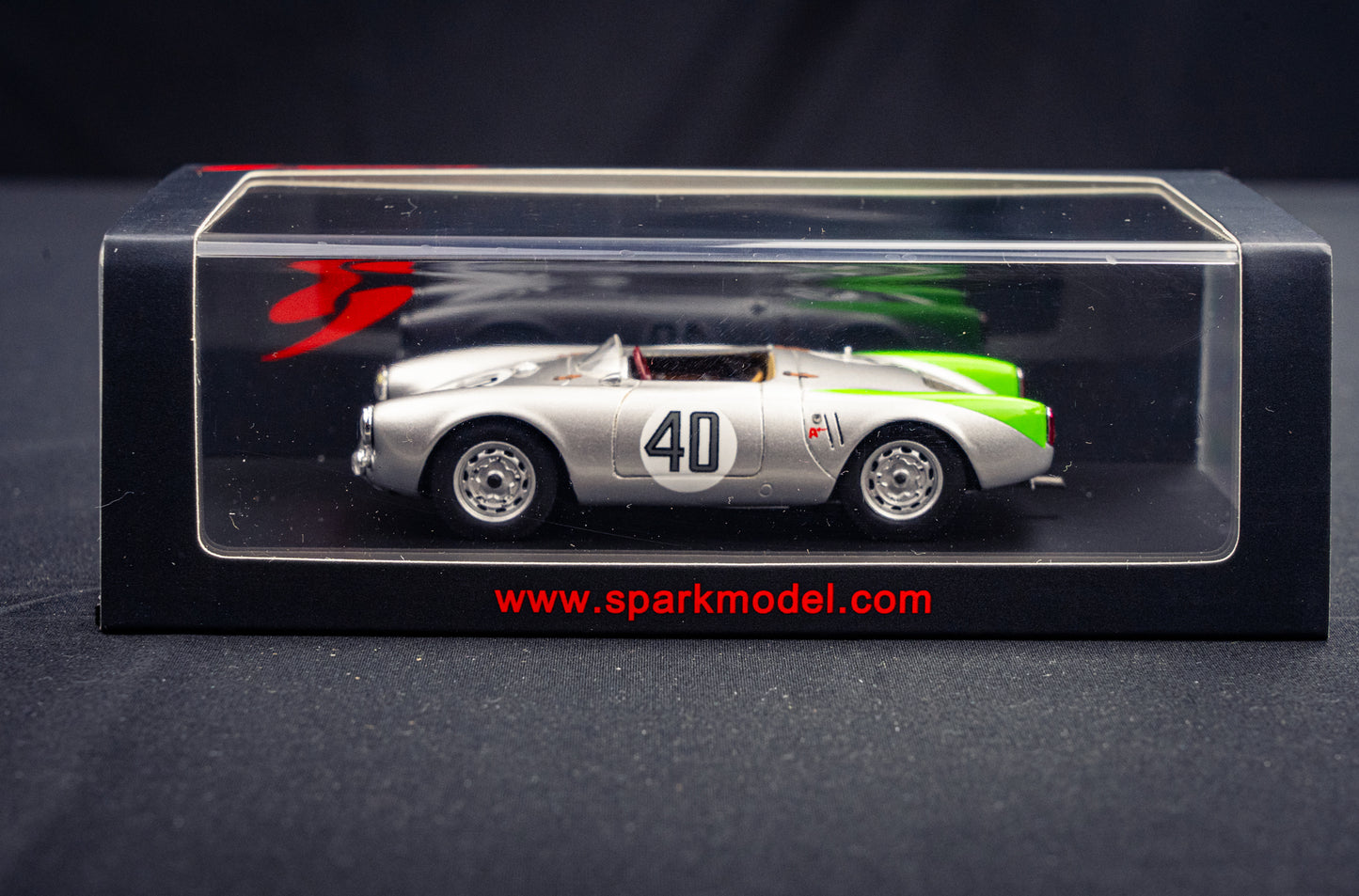 Porsche 550 #40 Frankenberg / Glöckler - 24h LeMans 54 - Spark 1:43