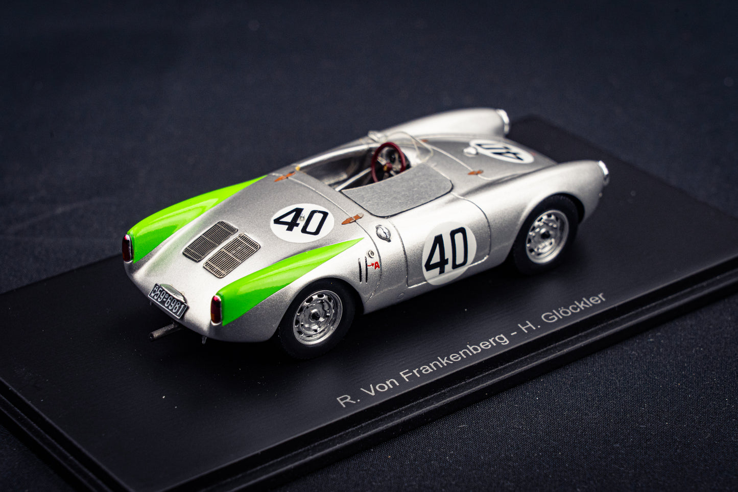 Porsche 550 #40 Frankenberg / Glöckler - 24h LeMans 54 - Spark 1:43