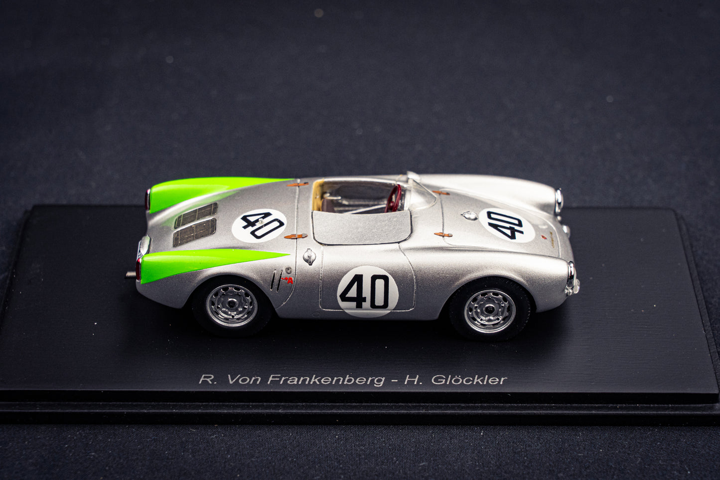 Porsche 550 #40 Frankenberg / Glöckler - 24h LeMans 54 - Spark 1:43