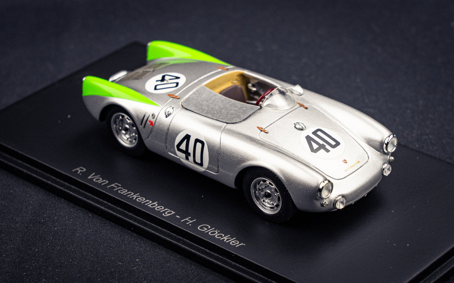 Porsche 550 #40 Frankenberg / Glöckler - 24h LeMans 54 - Spark 1:43