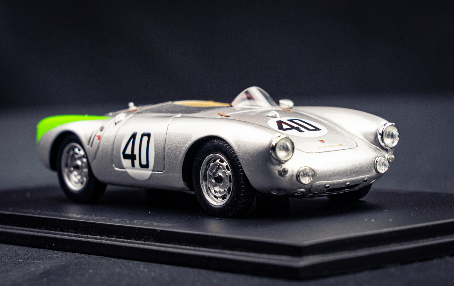 Porsche 550 #40 Frankenberg / Glöckler - 24h LeMans 54 - Spark 1:43