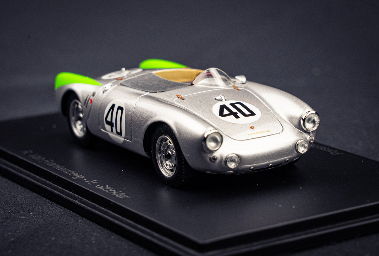 Porsche 550 #40 Frankenberg / Glöckler - 24h LeMans 54 - Spark 1:43