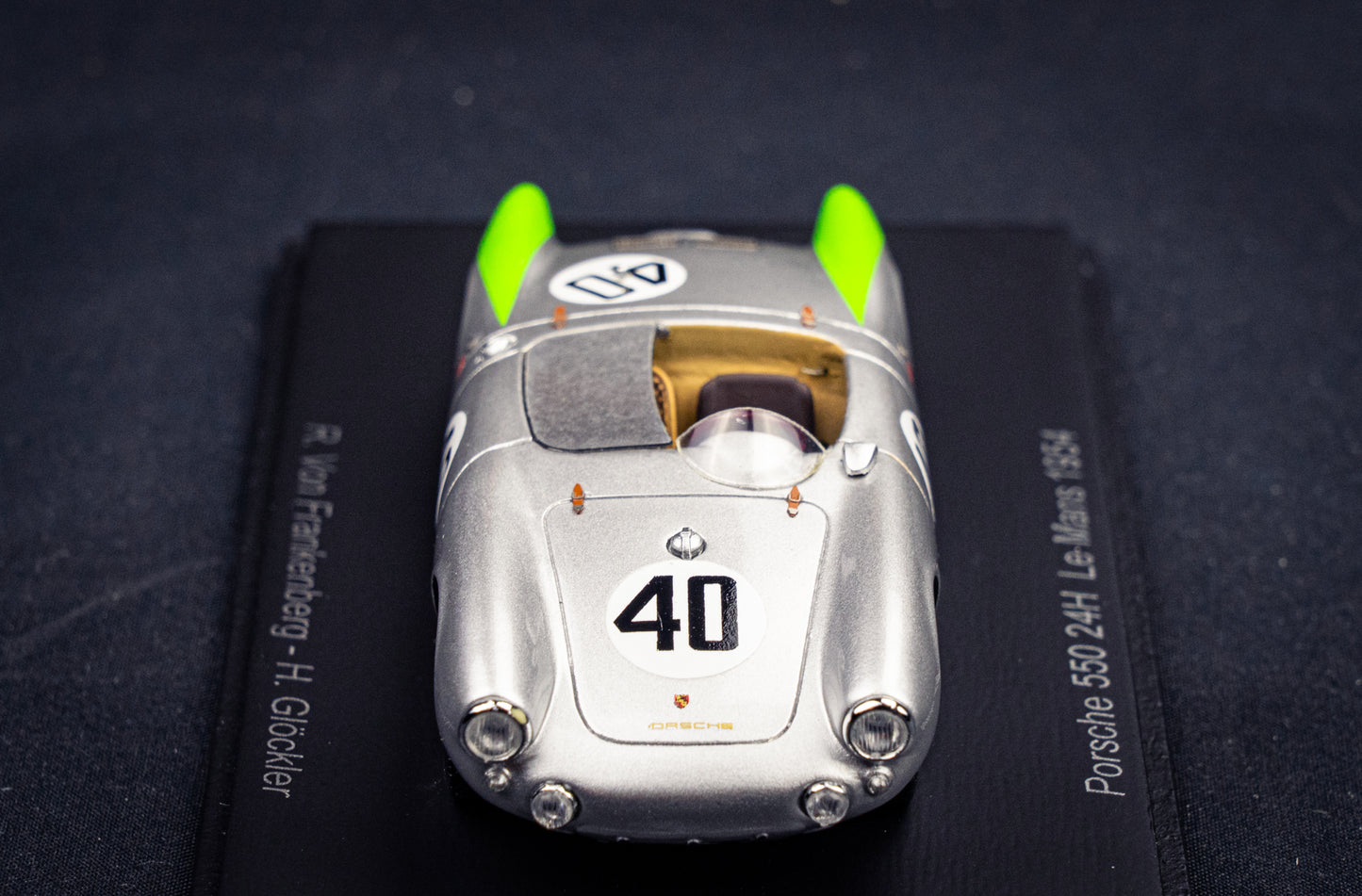 Porsche 550 #40 Frankenberg / Glöckler - 24h LeMans 54 - Spark 1:43