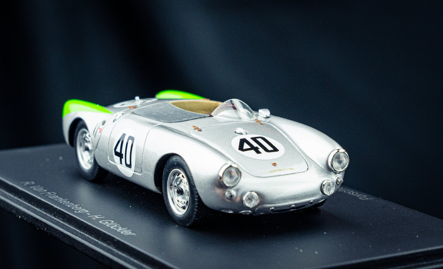 Porsche 550 #40 Frankenberg / Glöckler - 24h LeMans 54 - Spark 1:43