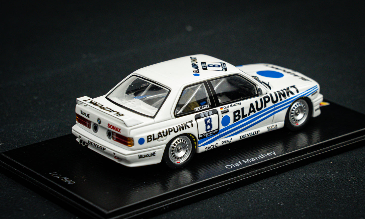 BMW E30 M3 lim. edition 500 Stk. no.8 O. Manthey Team Isert - DTM 1988 - Spark 1:43