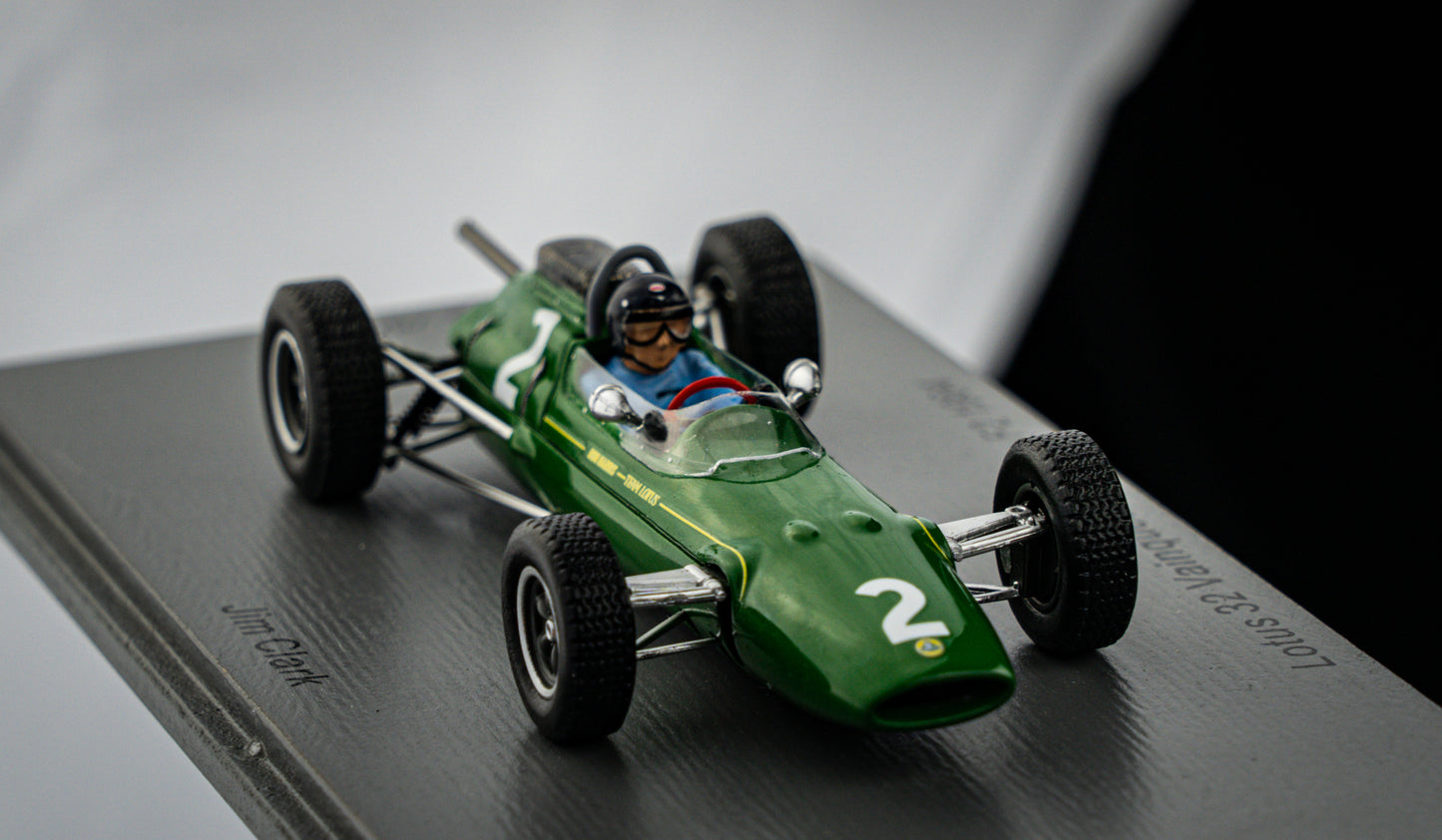 Jim Clark - Lotus 32 no.2 - Sieger GP Pau F2 1964 - lim. edition 500 Stk. Spark 1:43