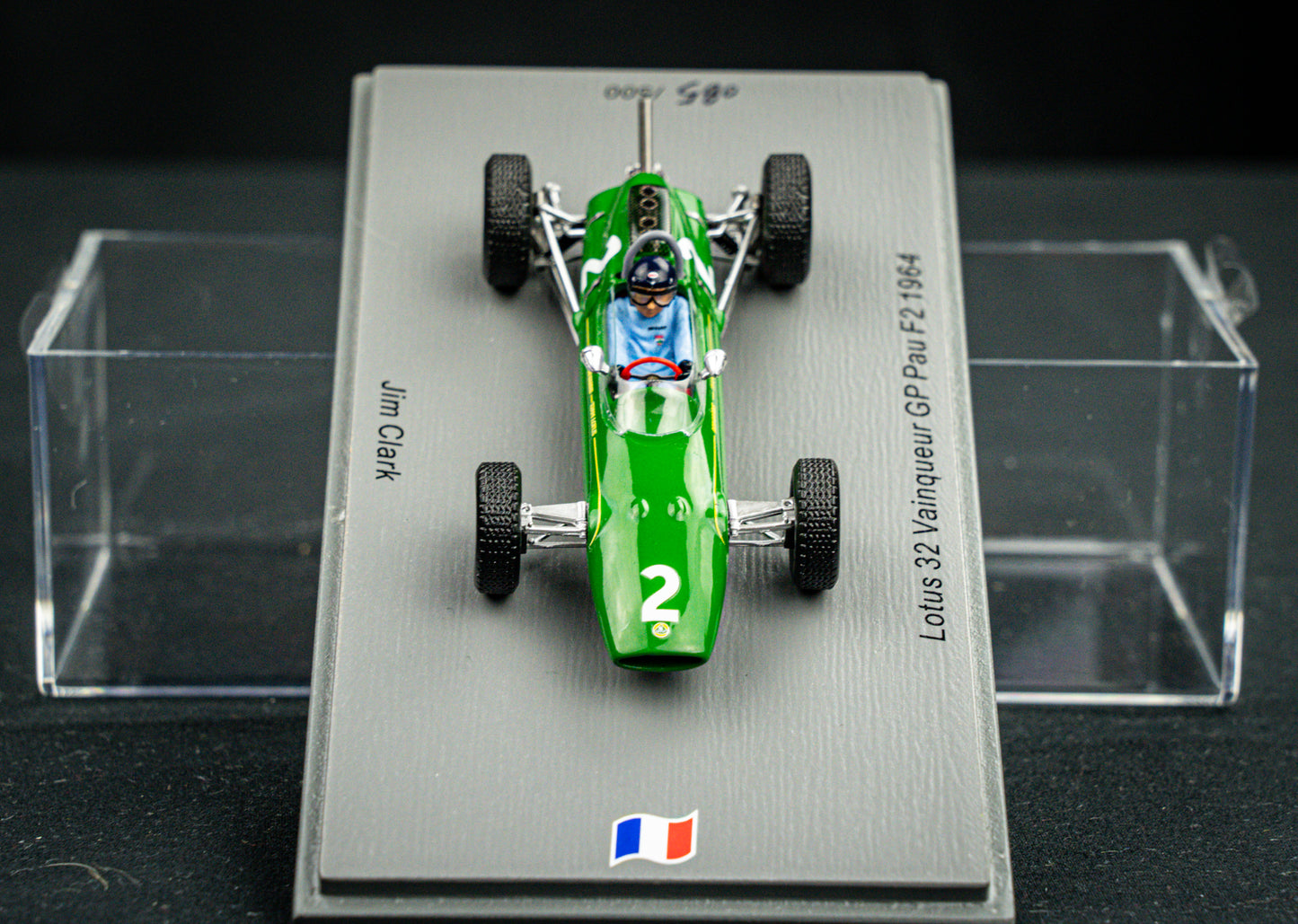 Jim Clark - Lotus 32 no.2 - Sieger GP Pau F2 1964 - lim. edition 500 Stk. Spark 1:43