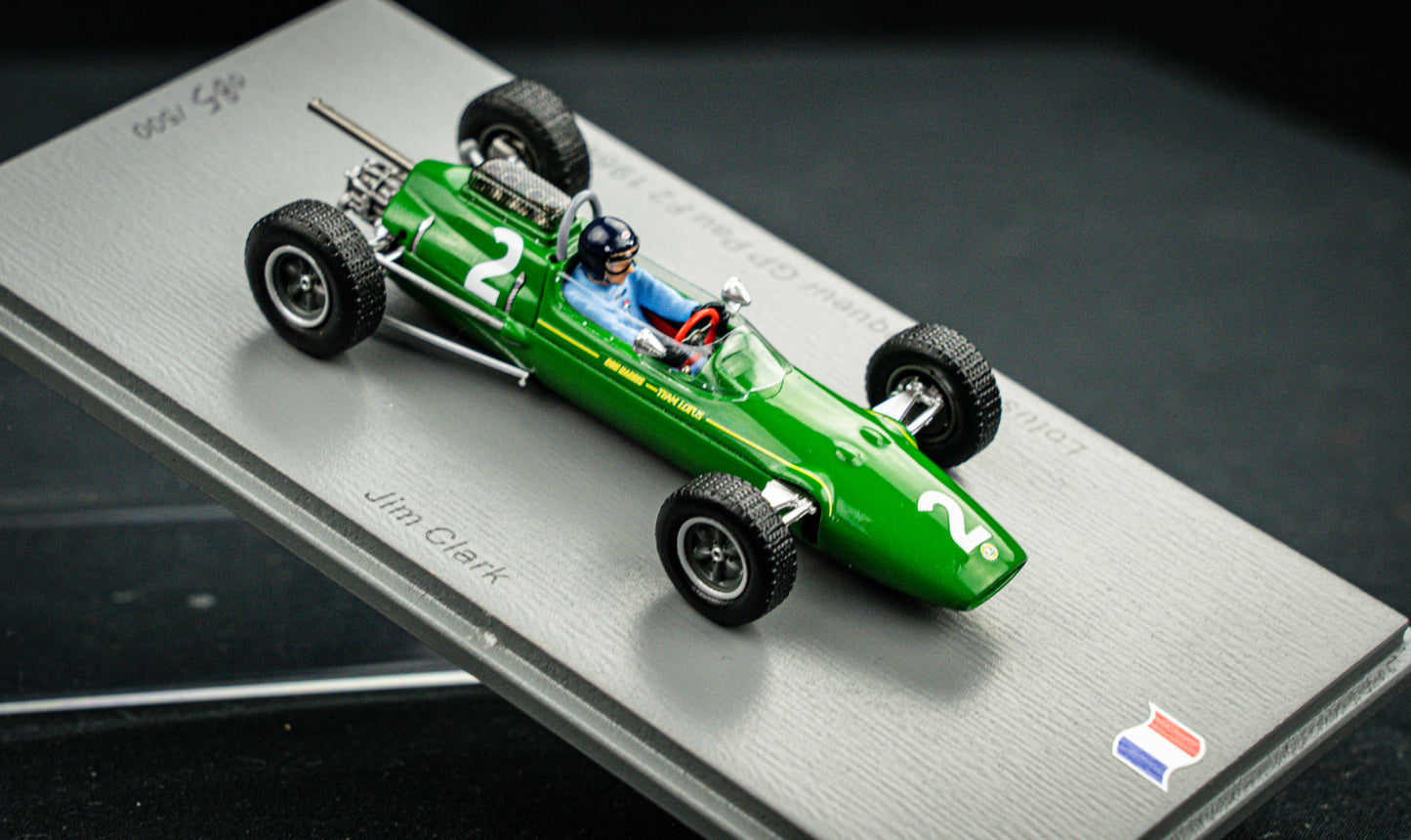 Jim Clark - Lotus 32 no.2 - Sieger GP Pau F2 1964 - lim. edition 500 Stk. Spark 1:43