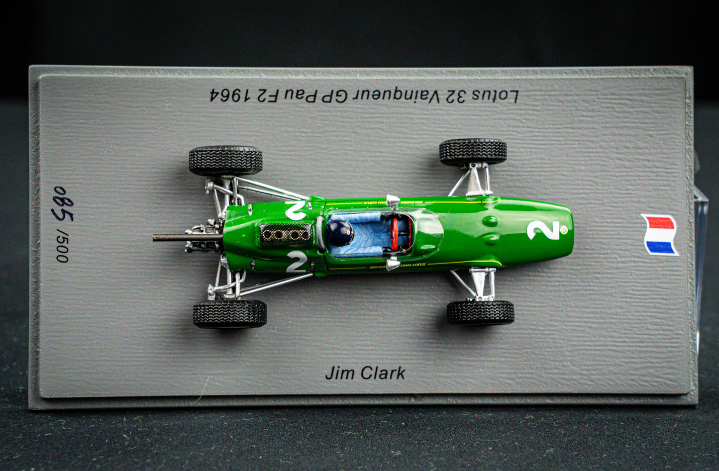 Jim Clark - Lotus 32 no.2 - Sieger GP Pau F2 1964 - lim. edition 500 Stk. Spark 1:43