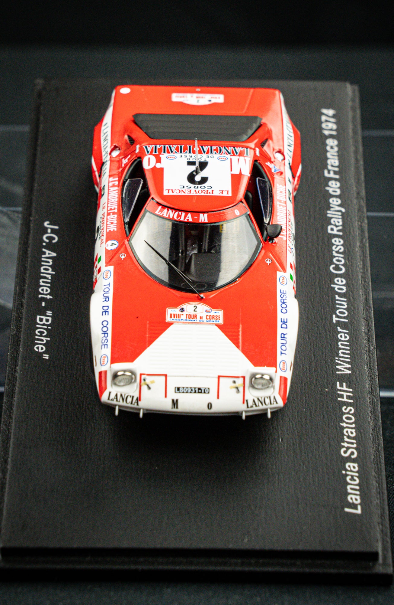 Lancia Stratos HF no.2 Andruet / Biche - Sieger Tour de Corse 1974 - Spark 1:43