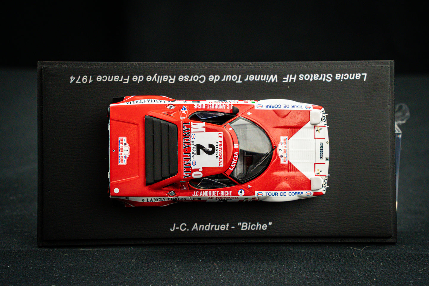 Lancia Stratos HF no.2 Andruet / Biche - Sieger Tour de Corse 1974 - Spark 1:43