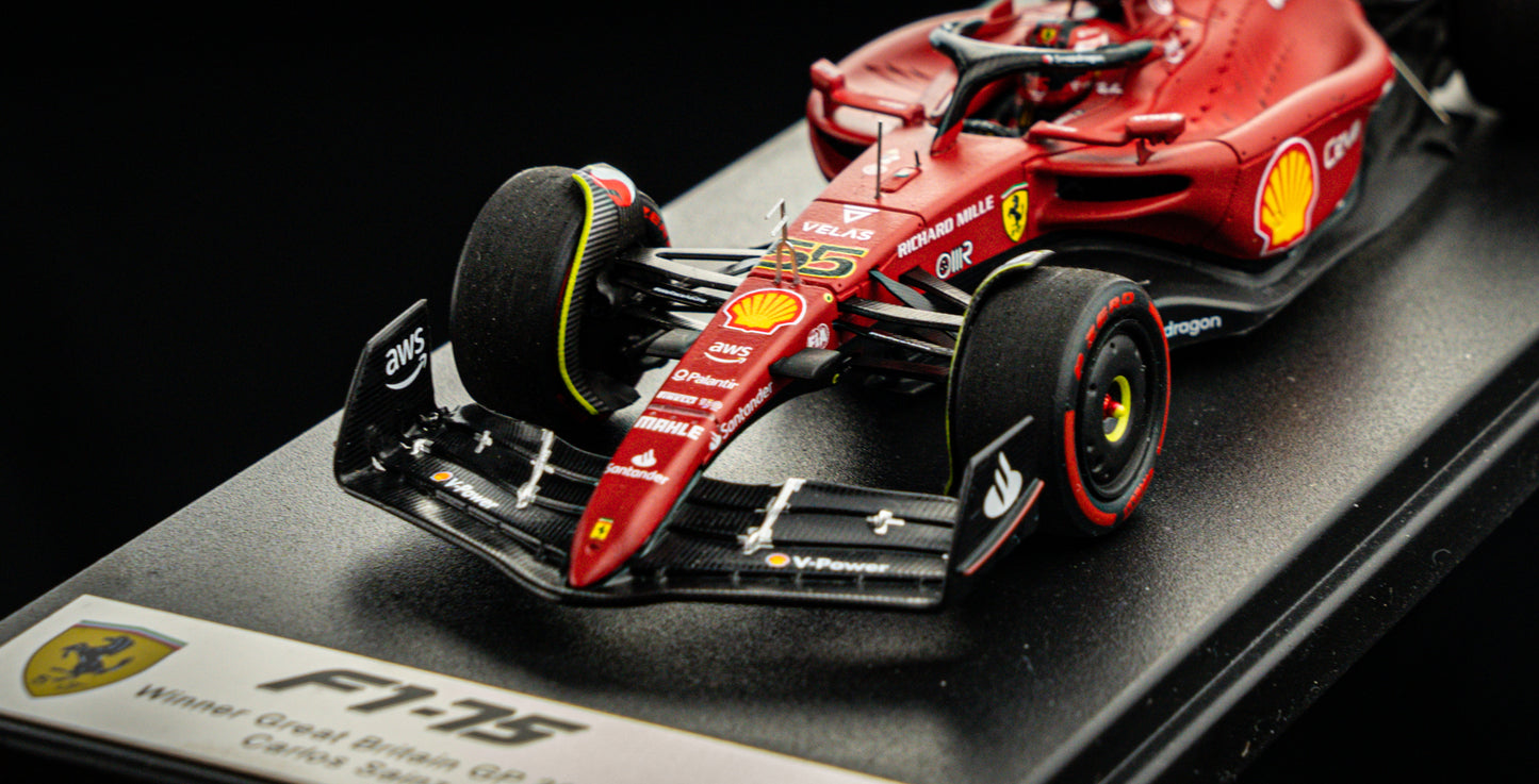 Carlos Sainz jr. Scuderia Ferrari F1-75 #55 Platz 1 GP Great Britain 2022 - Looksmart 1:43