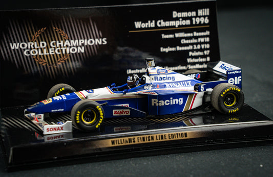 Damon Hill #5 Williams FW18 Formel 1 Weltmeister 1996 - Minichamps 1:43