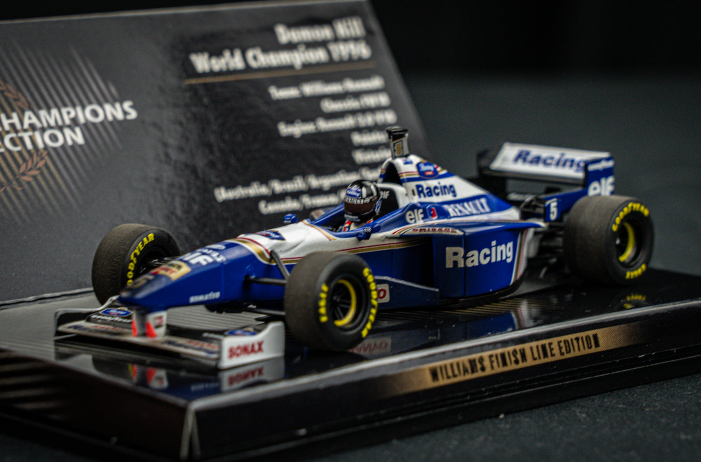 Damon Hill #5 Williams FW18 Formel 1 Weltmeister 1996 - Minichamps 1:43