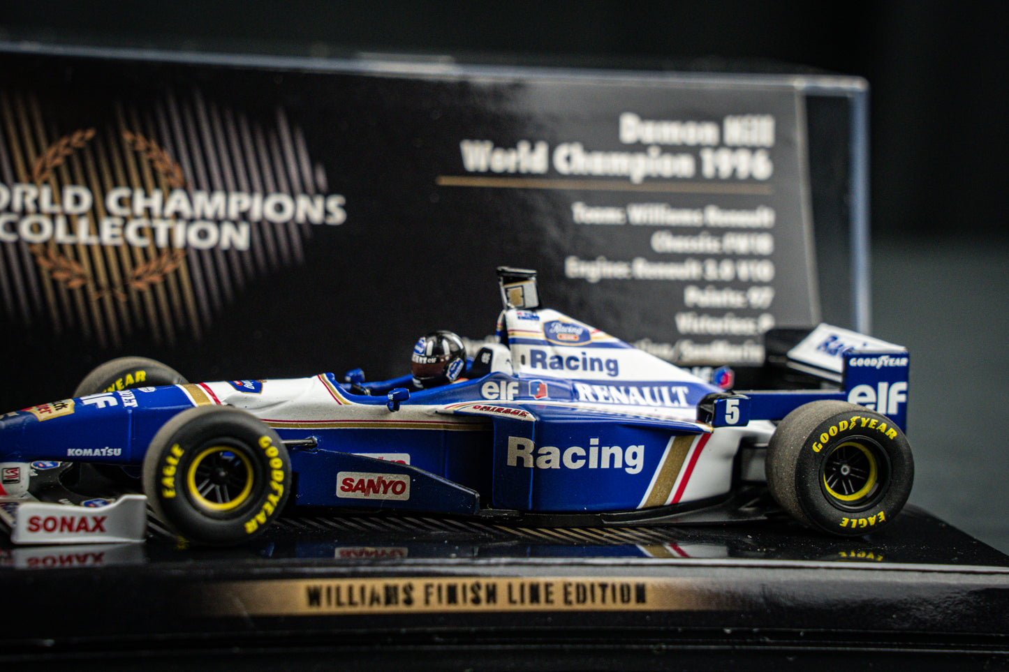 Damon Hill #5 Williams FW18 Formel 1 Weltmeister 1996 - Minichamps 1:43