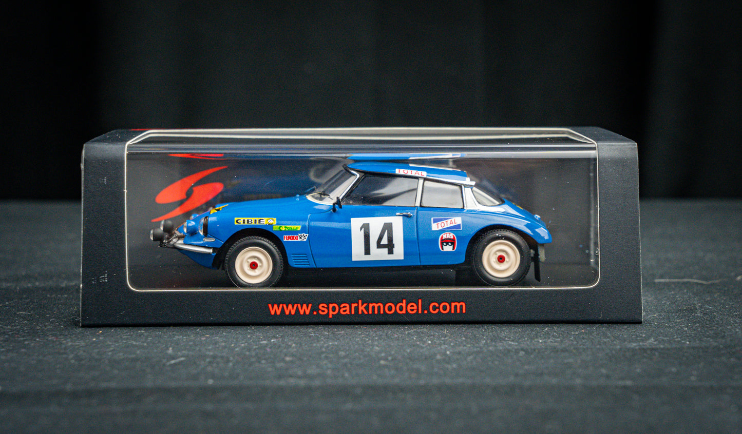 Citroen DS21 proto no.21 B.Neyret / J. Terramorsi Sieger Rallye du Maroc 1969, Spark 1:43