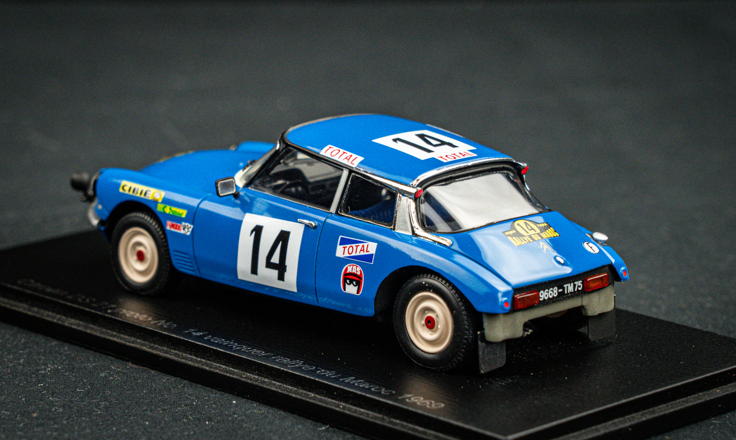 Citroen DS21 proto no.21 B.Neyret / J. Terramorsi Sieger Rallye du Maroc 1969, Spark 1:43