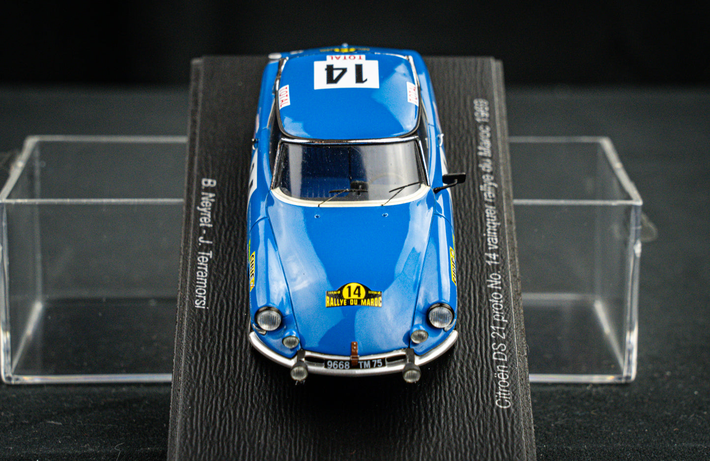 Citroen DS21 proto no.21 B.Neyret / J. Terramorsi Sieger Rallye du Maroc 1969, Spark 1:43