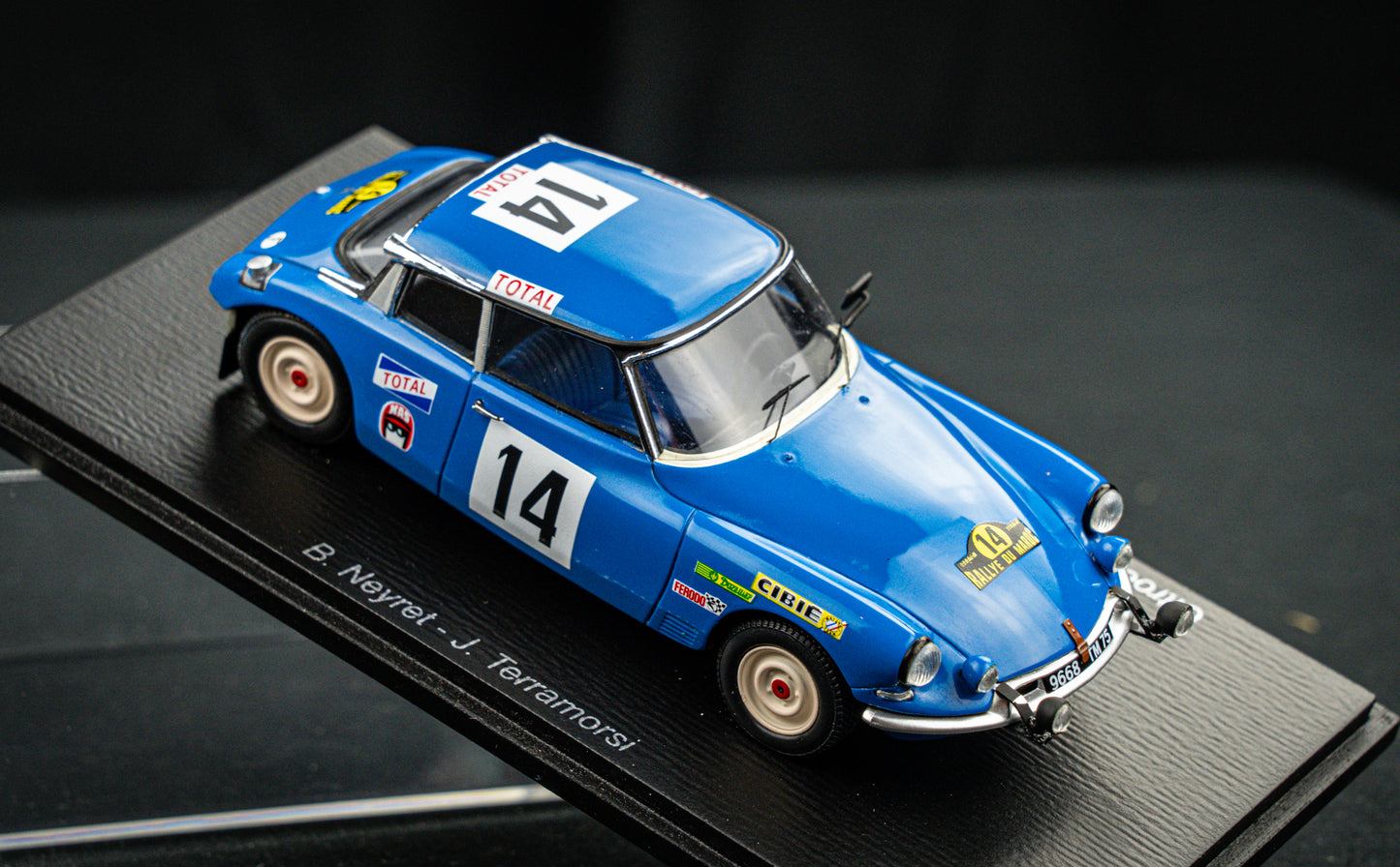Citroen DS21 proto no.21 B.Neyret / J. Terramorsi Sieger Rallye du Maroc 1969, Spark 1:43
