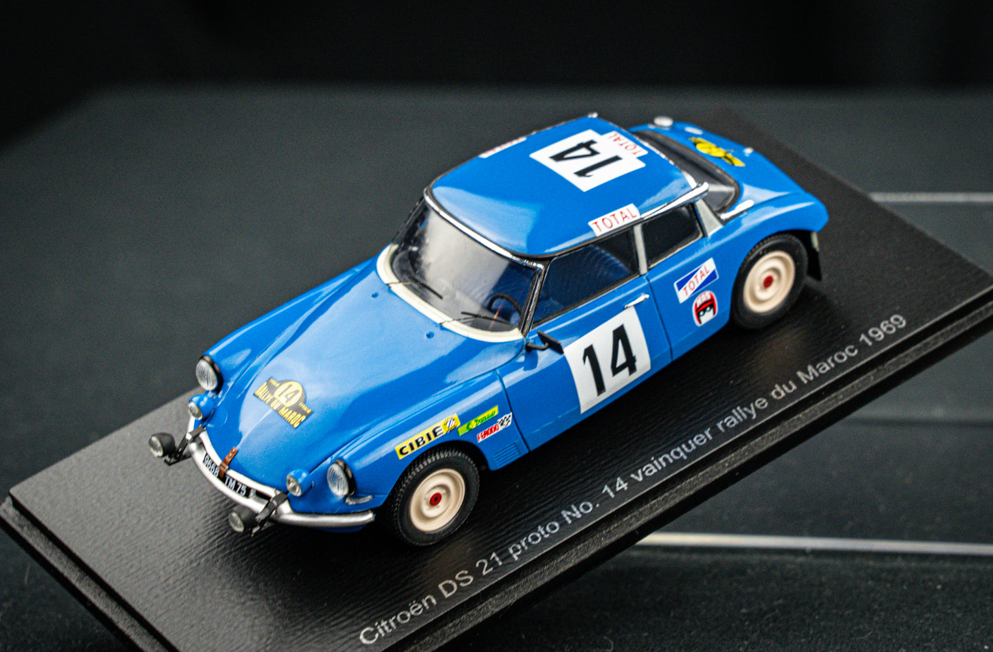 Citroen DS21 proto no.21 B.Neyret / J. Terramorsi Sieger Rallye du Maroc 1969, Spark 1:43