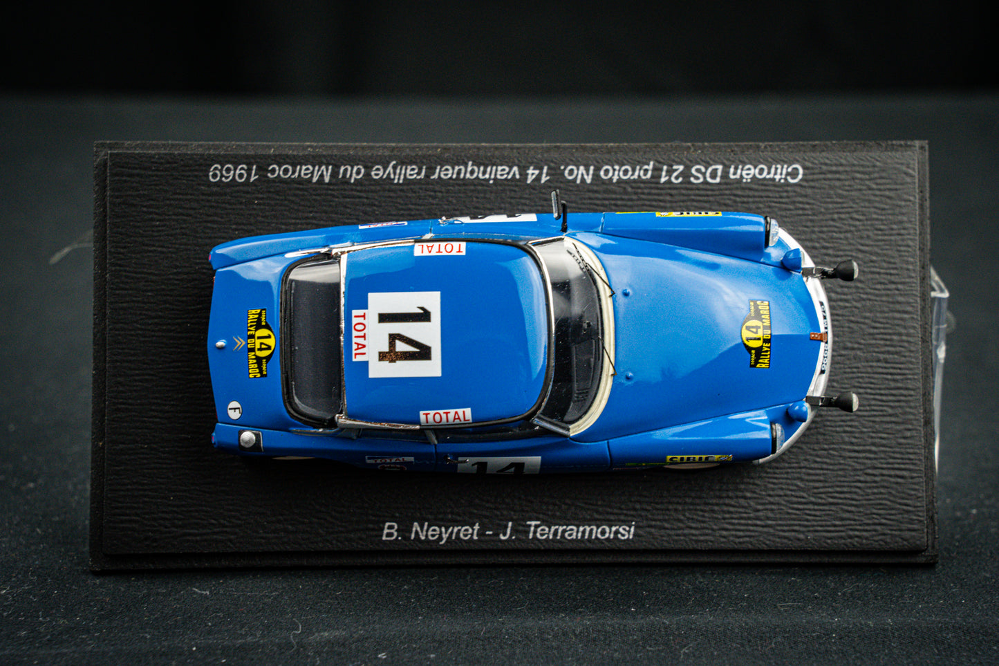 Citroen DS21 proto no.21 B.Neyret / J. Terramorsi Sieger Rallye du Maroc 1969, Spark 1:43