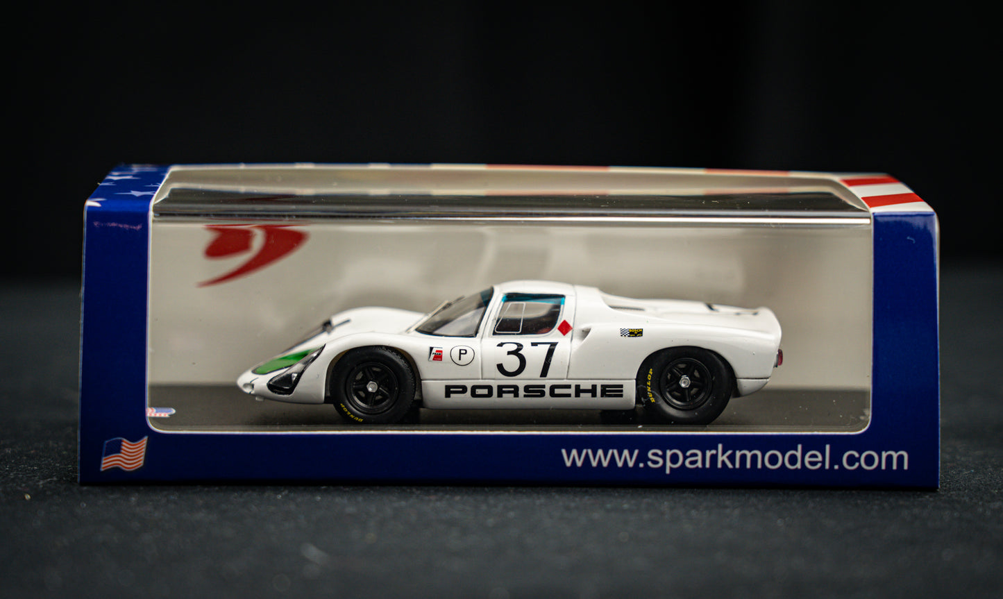 Porsche 910 lim. 500 pcs. #37 Herrmann / Siffert 4th 12h Sebring 1967, Spark 1:43