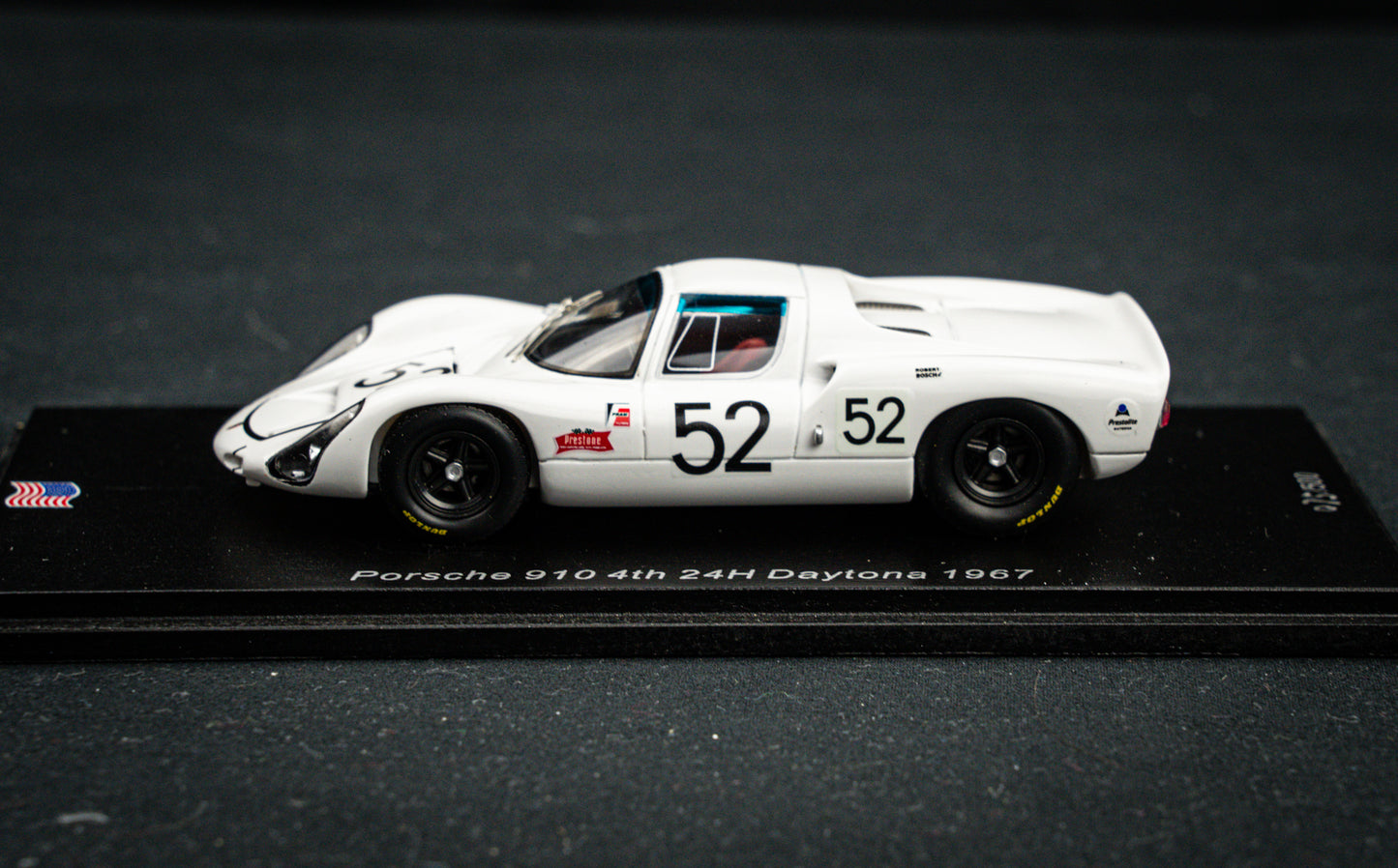 Porsche 910 lim. 500 pcs. #52 Herrmann / Siffert 4th 24h Daytona 1967, Spark 1:43