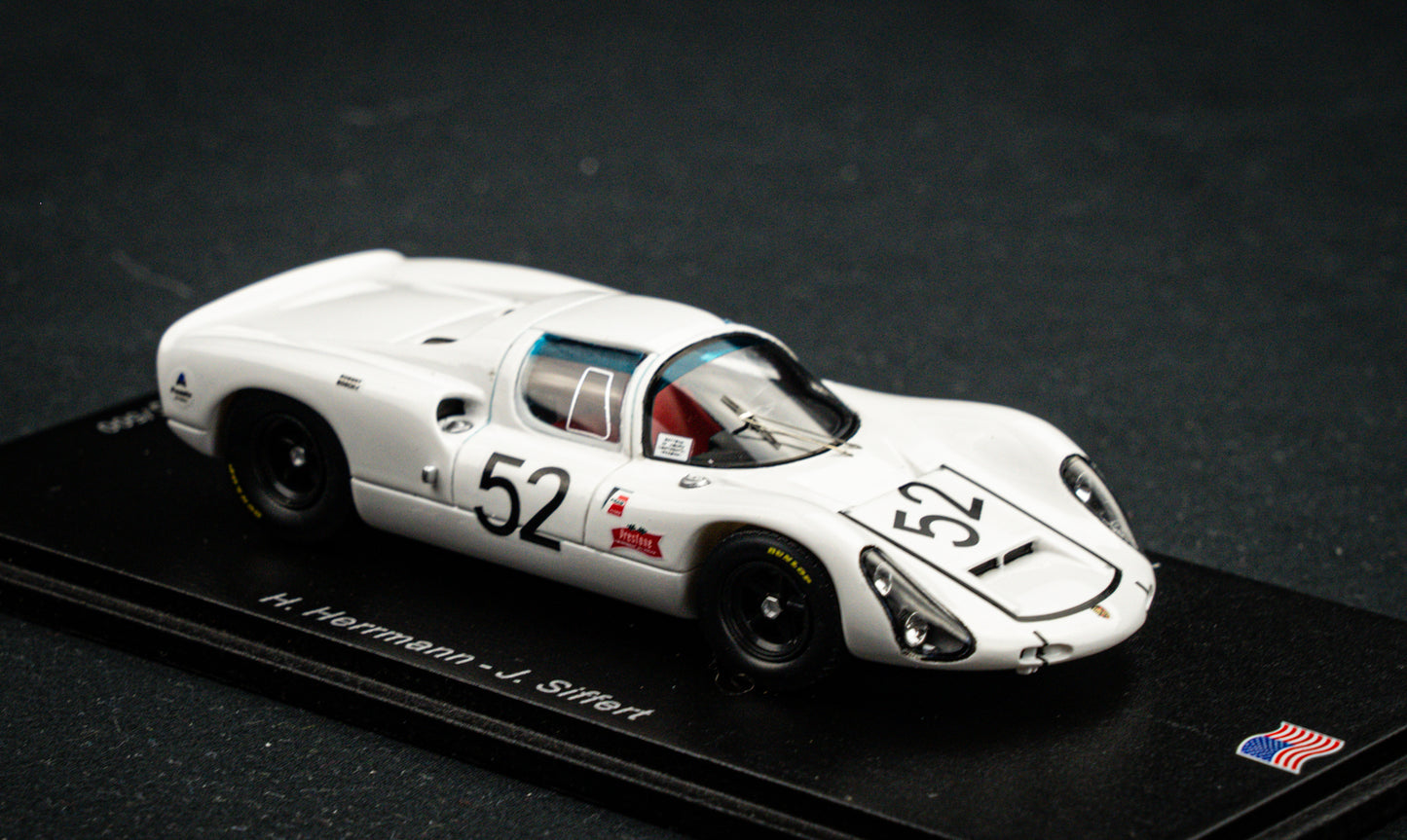 Porsche 910 lim. 500 pcs. #52 Herrmann / Siffert 4th 24h Daytona 1967, Spark 1:43