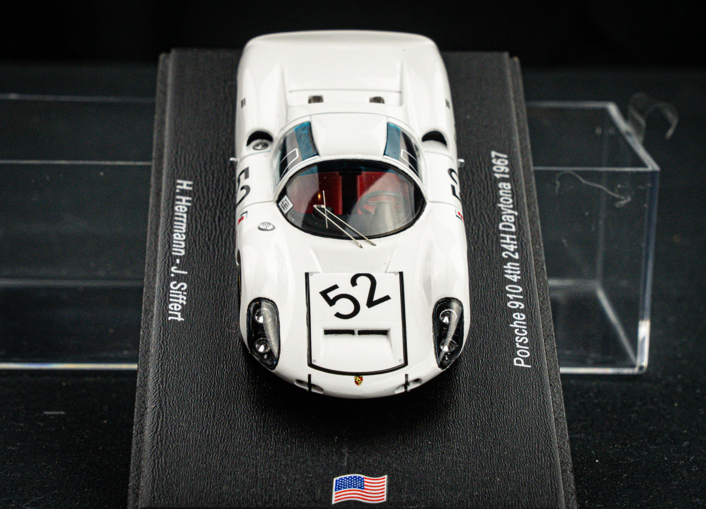 Porsche 910 lim. 500 pcs. #52 Herrmann / Siffert 4th 24h Daytona 1967, Spark 1:43