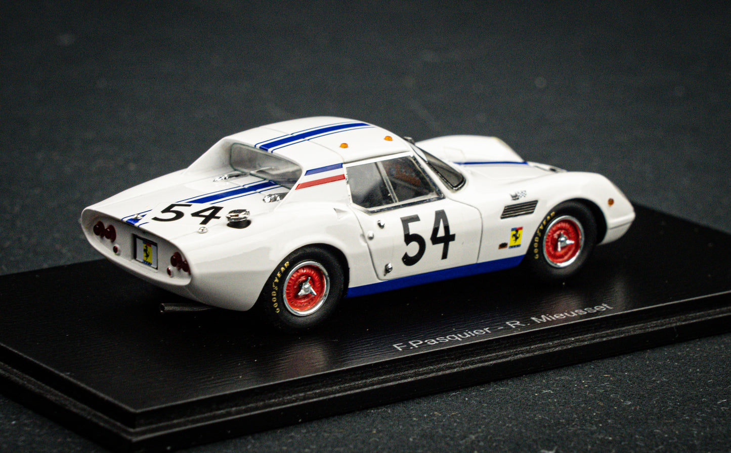 ASA GT RB613 #54 F. Pasquier / R. Mieusset - 24h LeMans 1966 - Spark 1:43