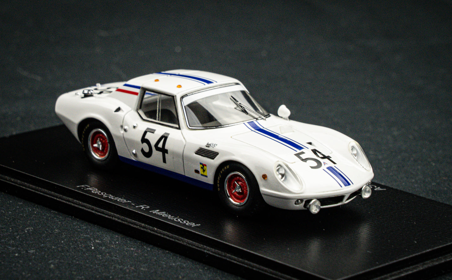ASA GT RB613 #54 F. Pasquier / R. Mieusset - 24h LeMans 1966 - Spark 1:43