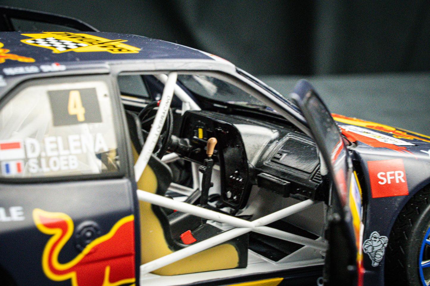 Peugeot 306 Maxi no.4 S. Loeb / Elena Rallye Mont Blanc 2021 1:18