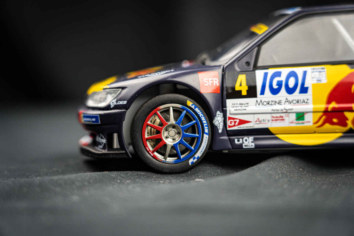 Peugeot 306 Maxi no.4 S. Loeb / Elena Rallye Mont Blanc 2021 1:18