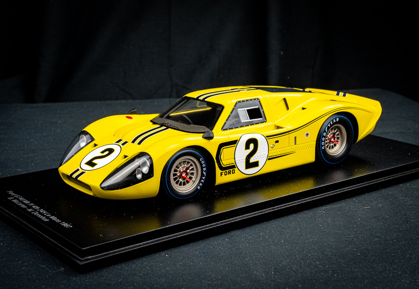 Ford GT40 Mk IV #2 B. McLaren / M. Donohue 4th 24h LeMans 1967 1:18 Spark