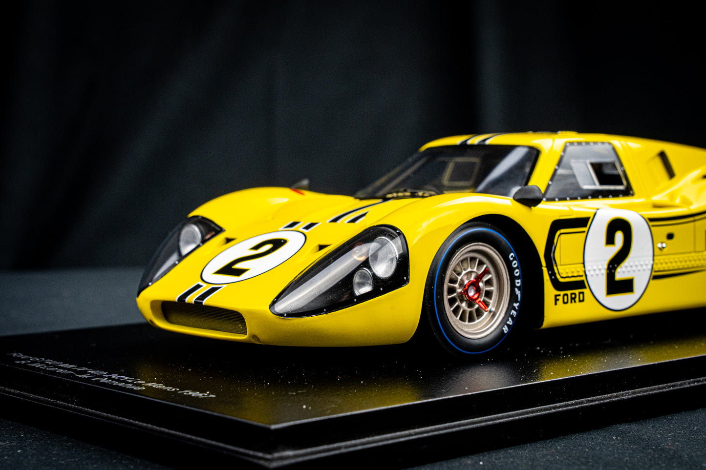 Ford GT40 Mk IV #2 B. McLaren / M. Donohue 4th 24h LeMans 1967 1:18 Spark