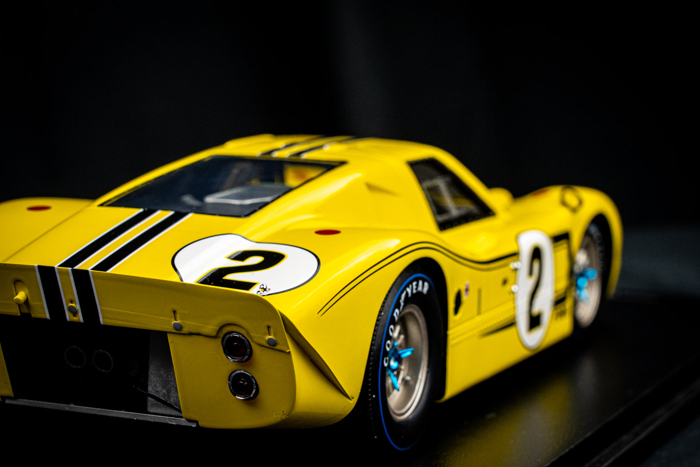 Ford GT40 Mk IV #2 B. McLaren / M. Donohue 4th 24h LeMans 1967 1:18 Spark