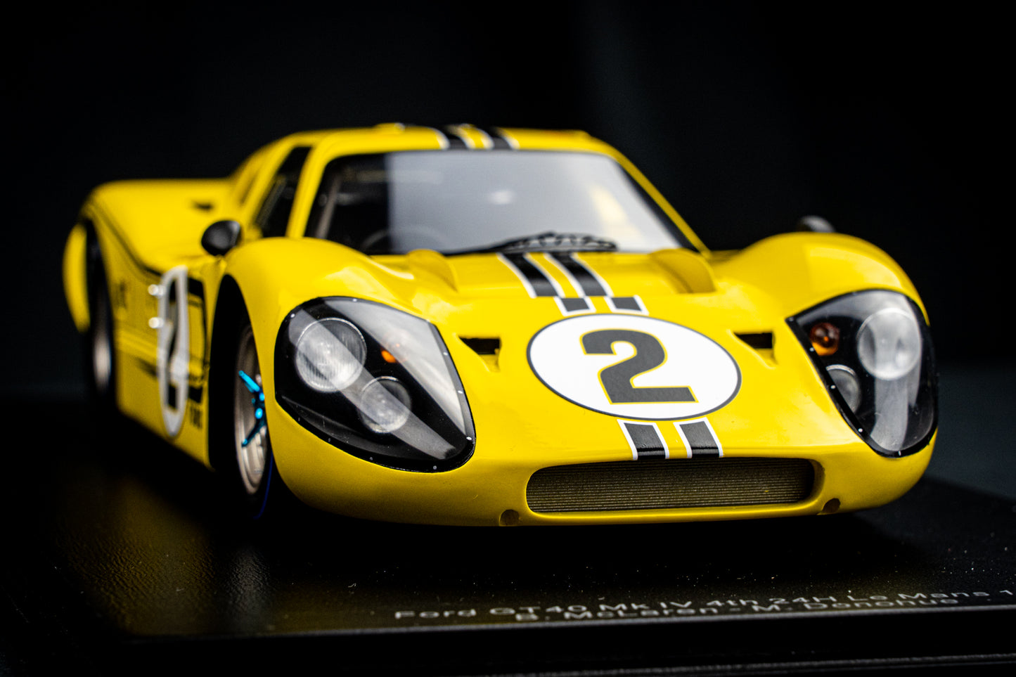 Ford GT40 Mk IV #2 B. McLaren / M. Donohue 4th 24h LeMans 1967 1:18 Spark