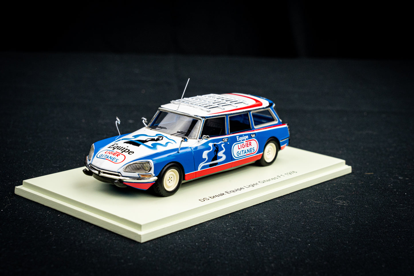 Citroen DS Break, Equipe Ligier Gitanes Formel 1 1976, 1:43 Spark