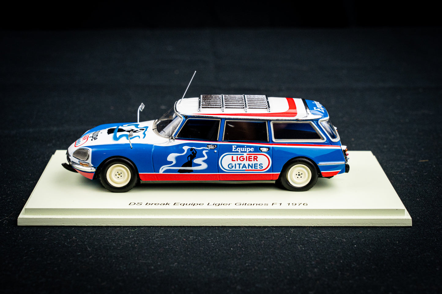 Citroen DS Break, Equipe Ligier Gitanes Formel 1 1976, 1:43 Spark