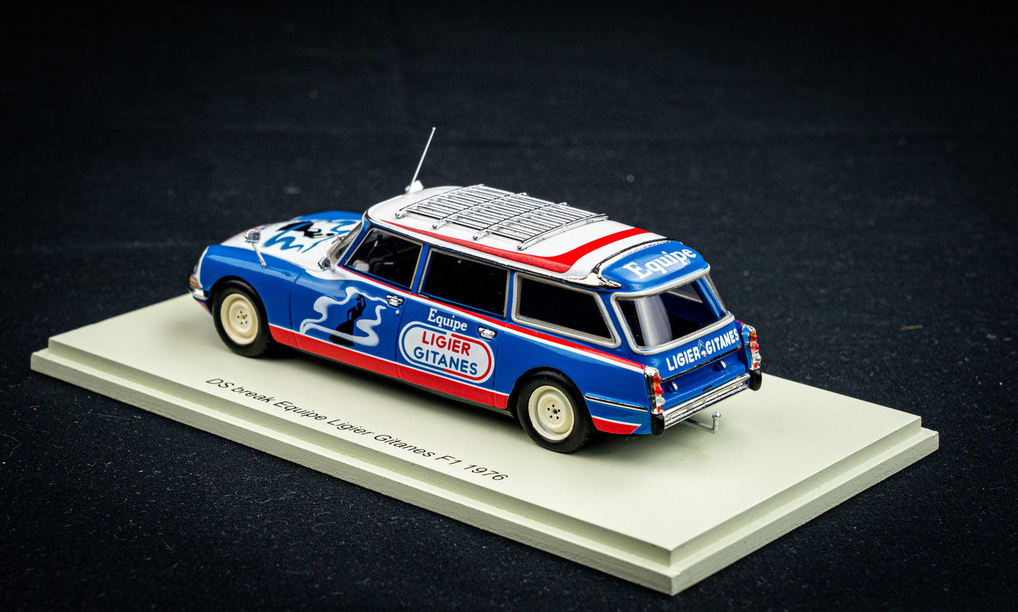 Citroen DS Break, Equipe Ligier Gitanes Formel 1 1976, 1:43 Spark