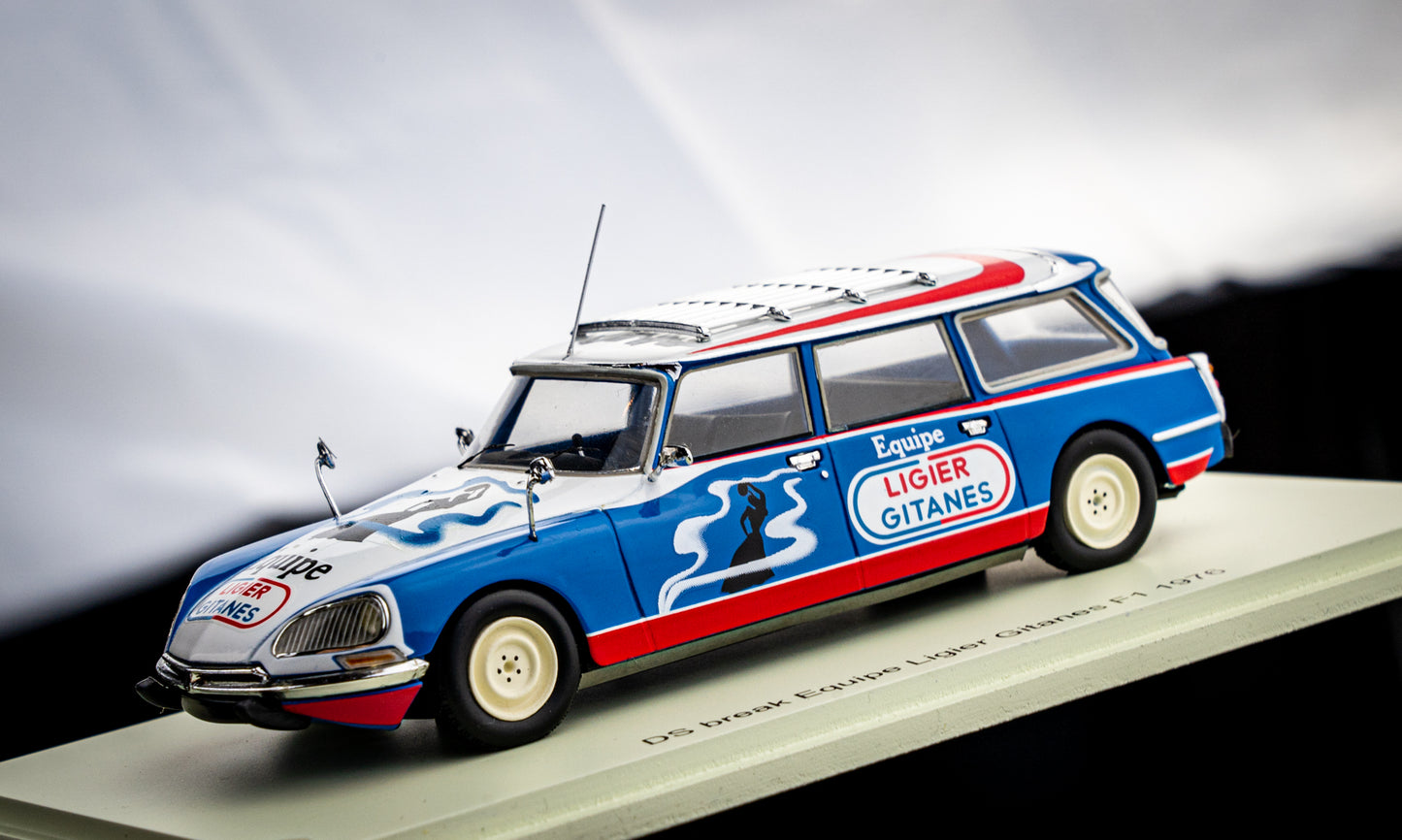 Citroen DS Break, Equipe Ligier Gitanes Formel 1 1976, 1:43 Spark
