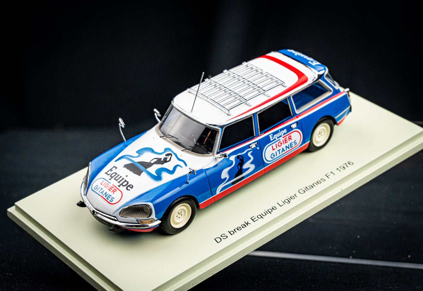 Citroen DS Break, Equipe Ligier Gitanes Formel 1 1976, 1:43 Spark