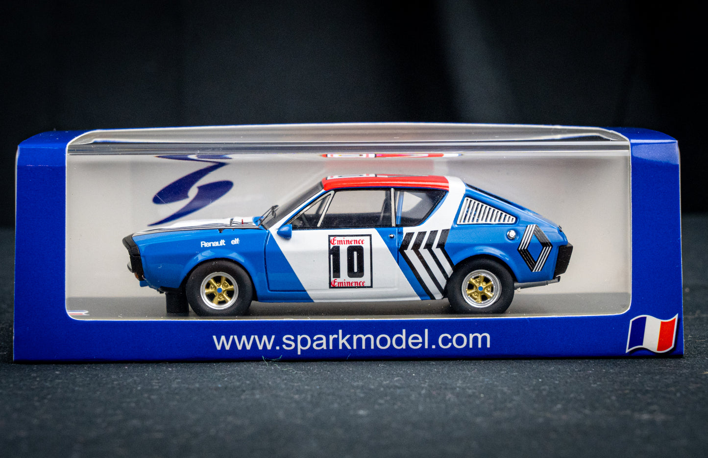 Renault 17 TS Gr.5 lim. 300 Stk. #10 J.P.Nicholas / B.Darniche 3rd Ronde Cevenole 1973 Spark 1:43