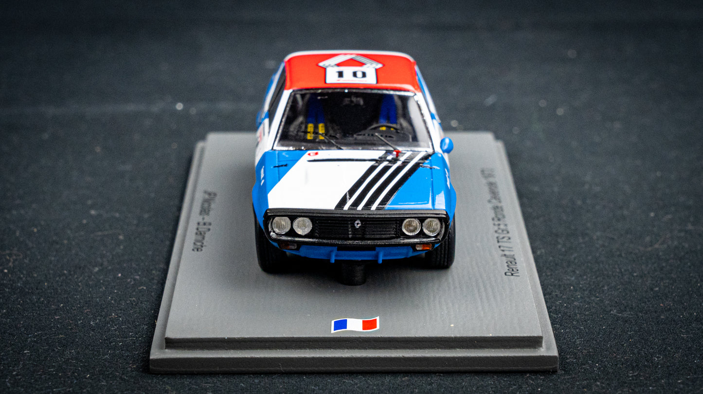 Renault 17 TS Gr.5 lim. 300 Stk. #10 J.P.Nicholas / B.Darniche 3rd Ronde Cevenole 1973 Spark 1:43
