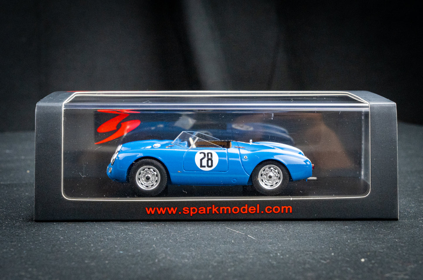 Porsche 550 #28 C.Storez / H.Polenski 24h LeMans 1956 Spark 1:43